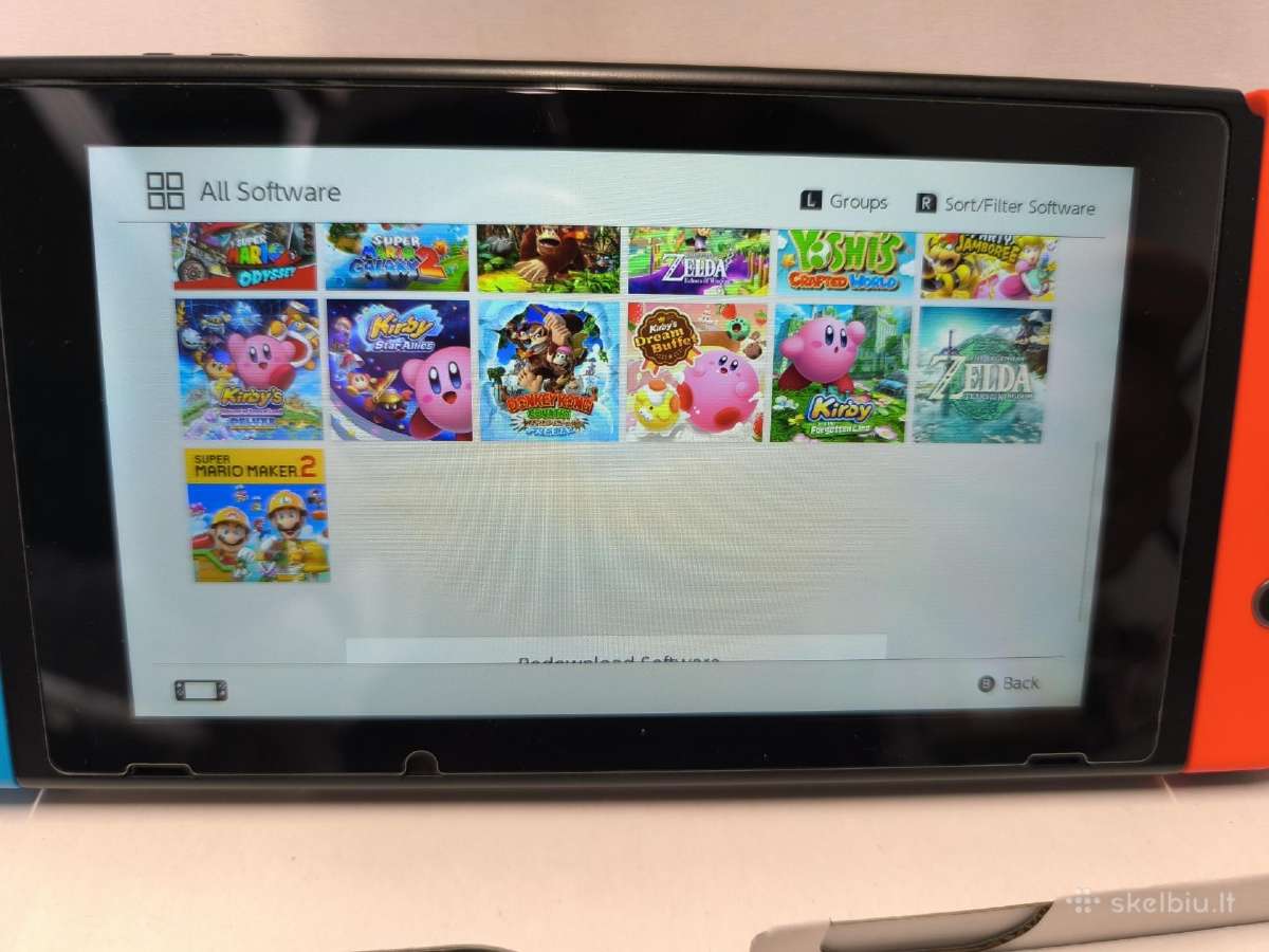 Atrištas Nintendo Switch V2 256gb 31 žaidimas - nuotraukos Nr. 11