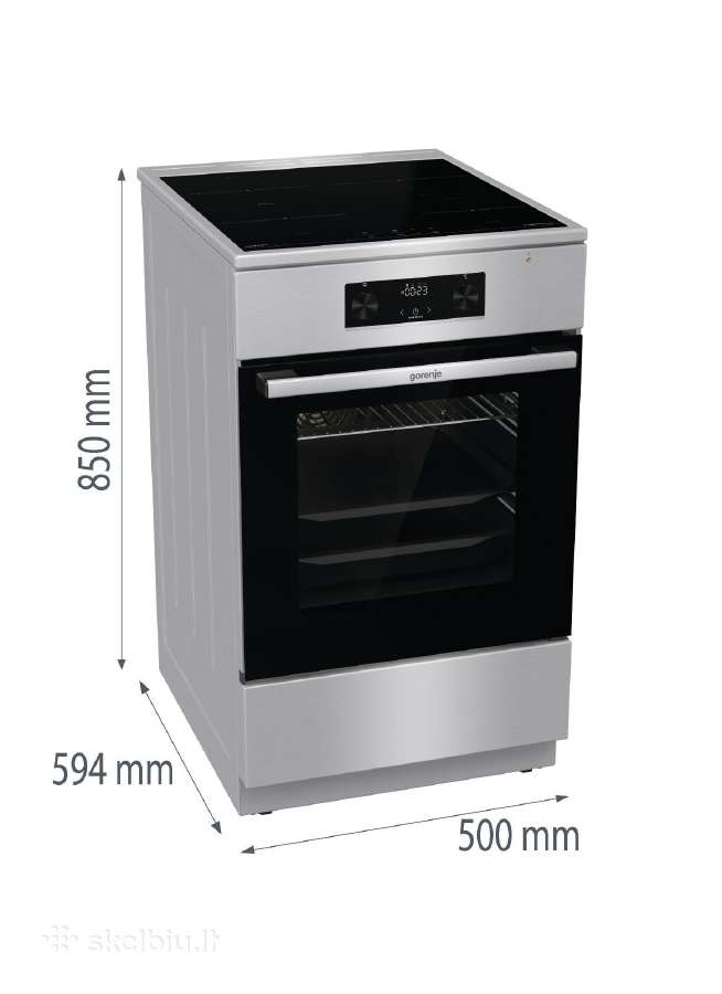 Indukcinė viryklė su elektrine orkaite Gorenje - nuotraukos Nr. 11