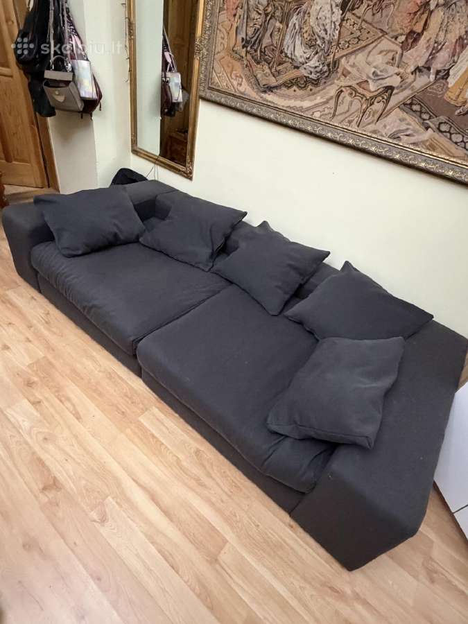 Parduodama didelė trivietė sofa - nuotraukos Nr. 2