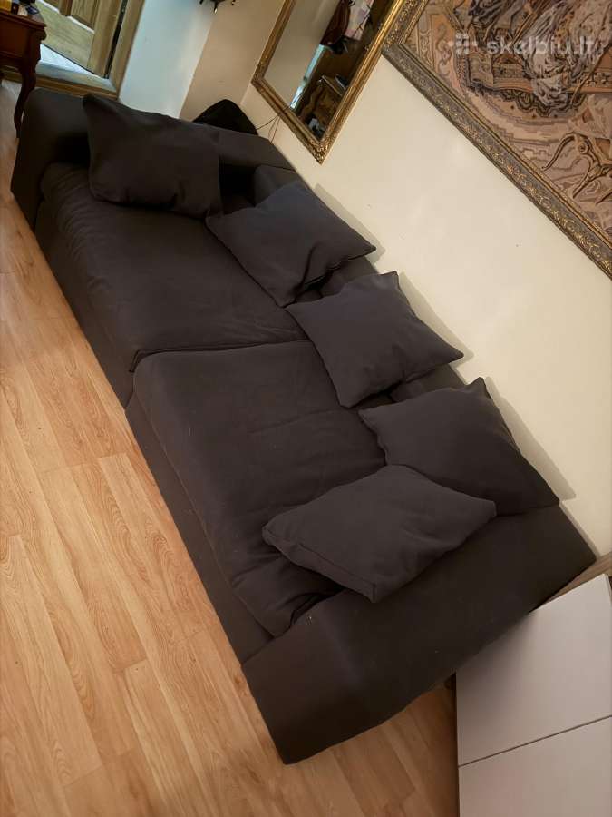 Parduodama didelė trivietė sofa - nuotraukos Nr. 3
