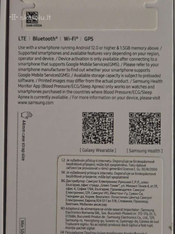 Galaxy Watch 8 Lte, 44 mm su garantija - nuotraukos Nr. 4