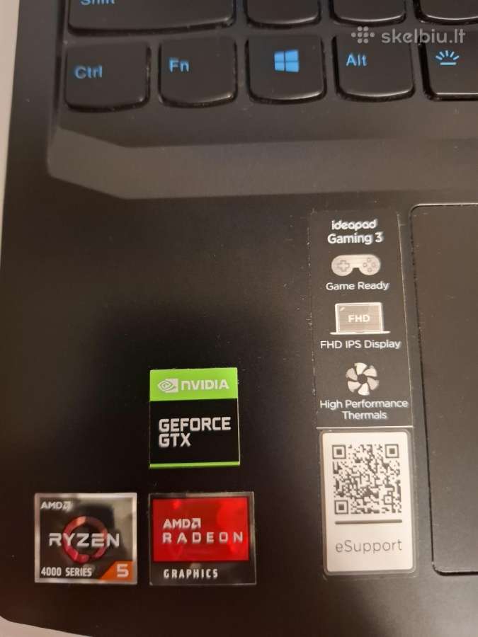 Lenovo Ideapad Gaming 3 15arh05 (82ey) - nuotraukos Nr. 6