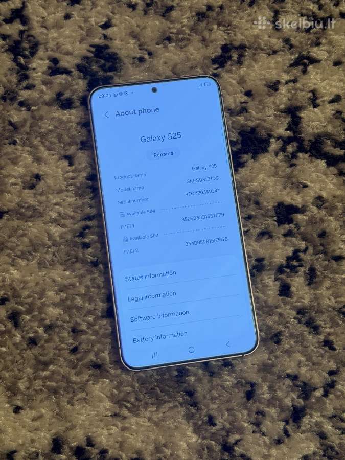 Samsung Galaxy S25 128gb / 12gb RAM - nuotraukos Nr. 6