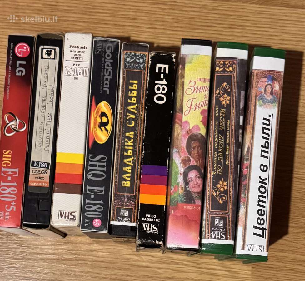 Vhs kasetes - nuotraukos Nr. 2