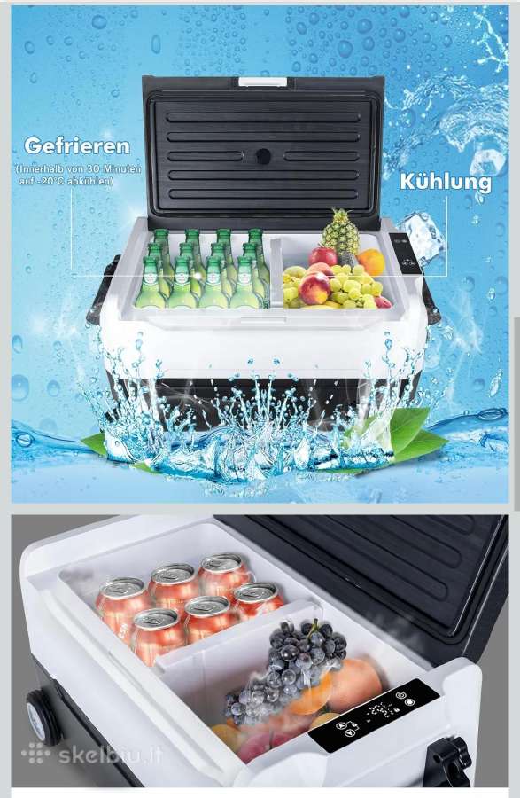 Kelioninis automobilinis šaldytuvas 35l - nuotraukos Nr. 3
