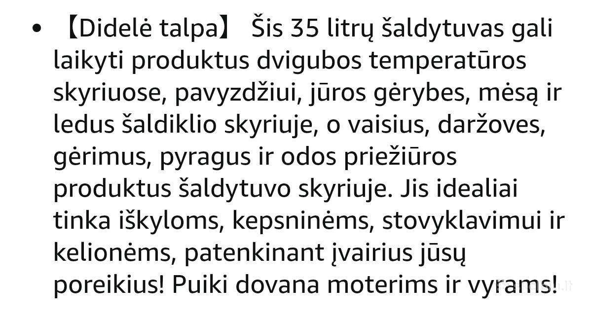 Kelioninis automobilinis šaldytuvas 35l - nuotraukos Nr. 9