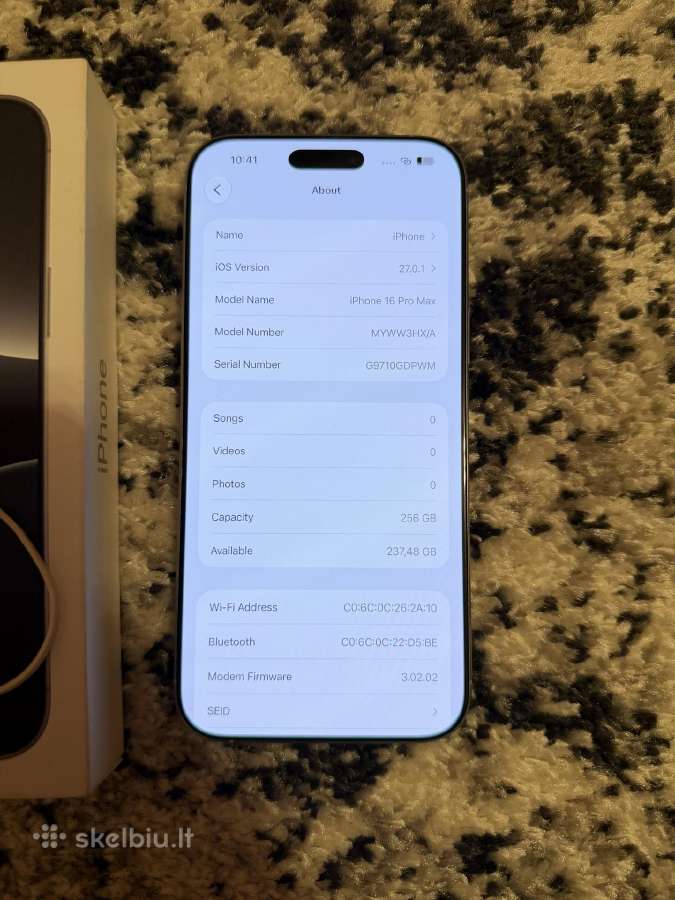 iPhone 16 Pro Max 256gb - nuotraukos Nr. 6