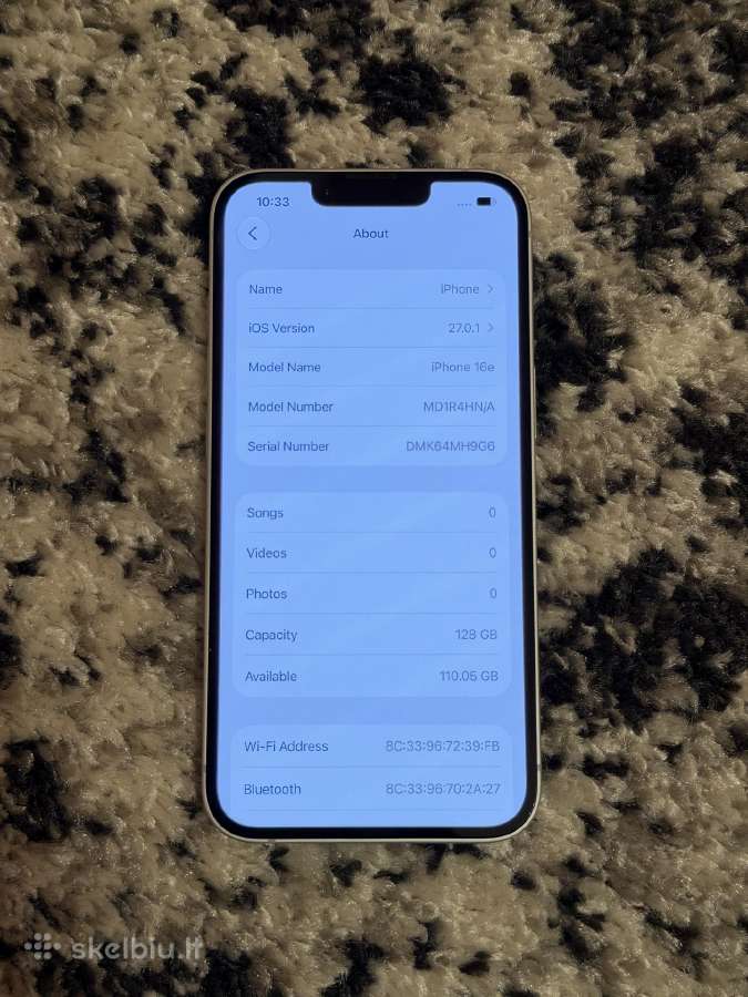 iPhone 16e 128gb - nuotraukos Nr. 7