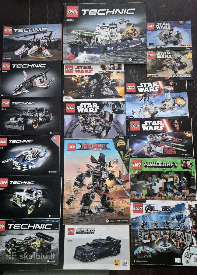 Mišrus lego + instrukcijos - nuotraukos Nr. 25