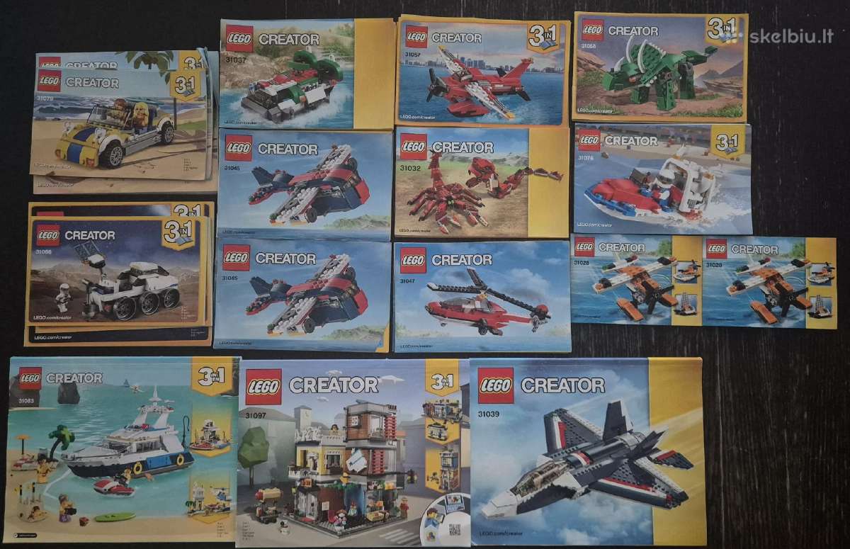 Mišrus lego + instrukcijos - nuotraukos Nr. 27
