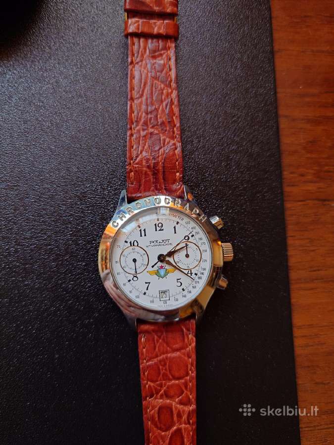 Laikrodis Poljot 3133 Chronografas - nuotraukos Nr. 3