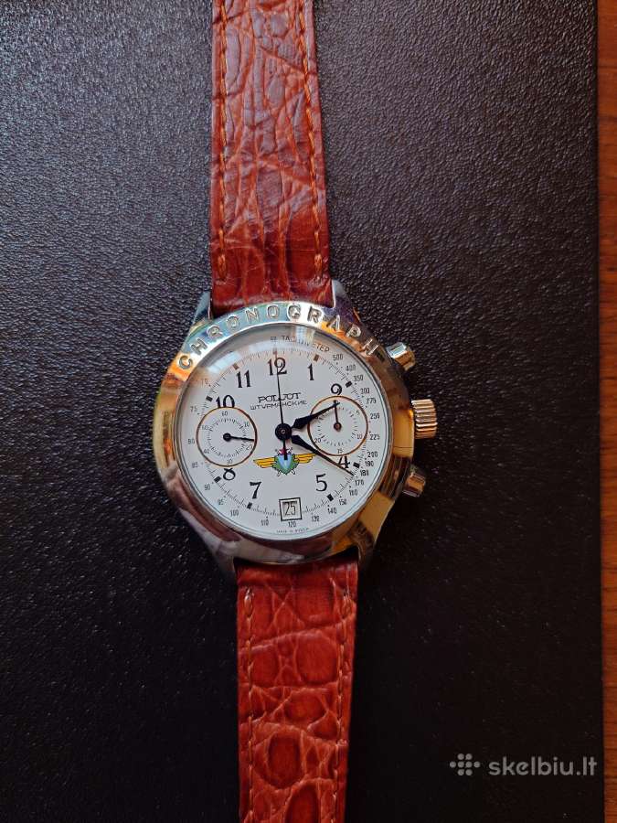 Laikrodis Poljot 3133 Chronografas - nuotraukos Nr. 4