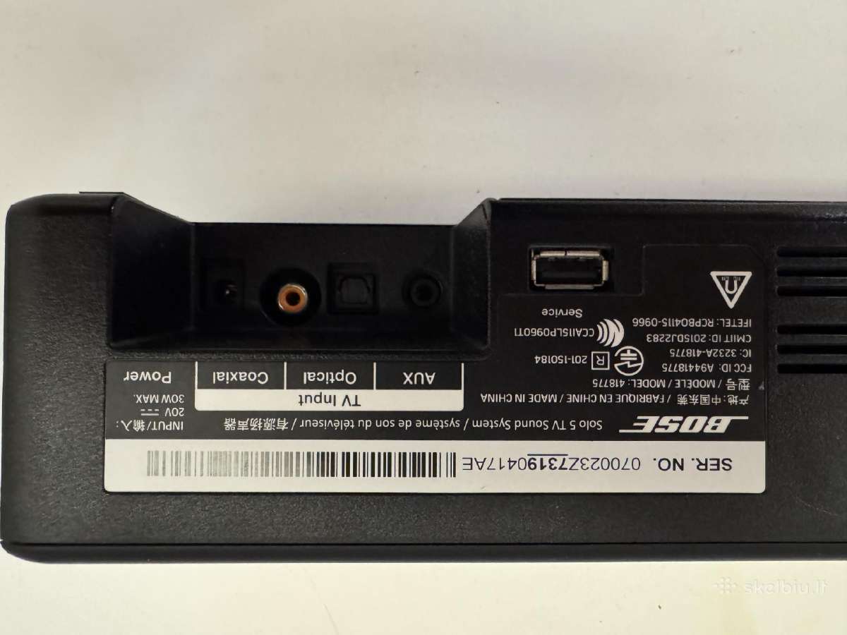 Bose Solo 5 TV garso sistema – puiki būklė - nuotraukos Nr. 4
