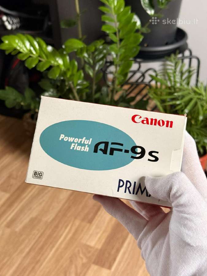 Naujas Canon Prima Af-9s su originalia dėžte - nuotraukos Nr. 3