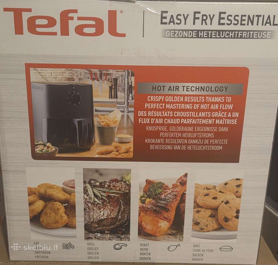 Tefal Easy Fry Essential“ karšto oro gruzdintuvė - nuotraukos Nr. 3