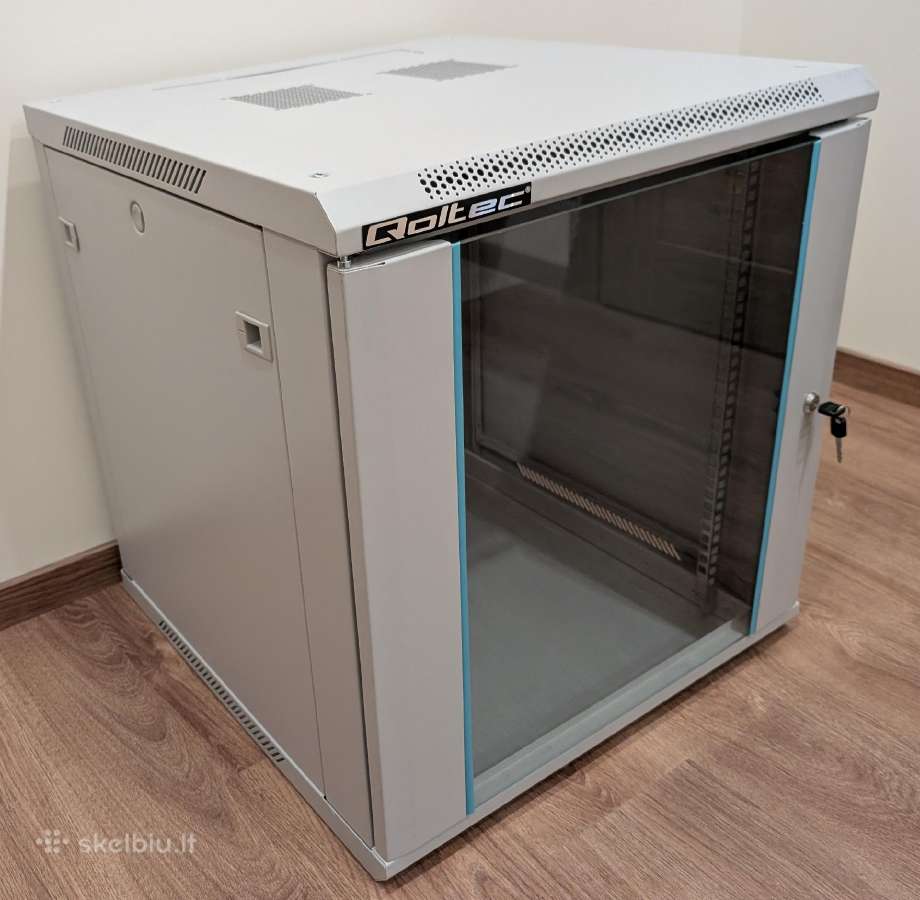 Qoltec 54487 Rack cabinet 19inch 12u; 89 € - nuotraukos Nr. 3