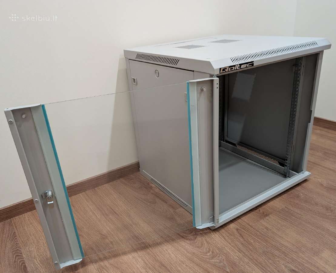Qoltec 54487 Rack cabinet 19inch 12u; 89 € - nuotraukos Nr. 4