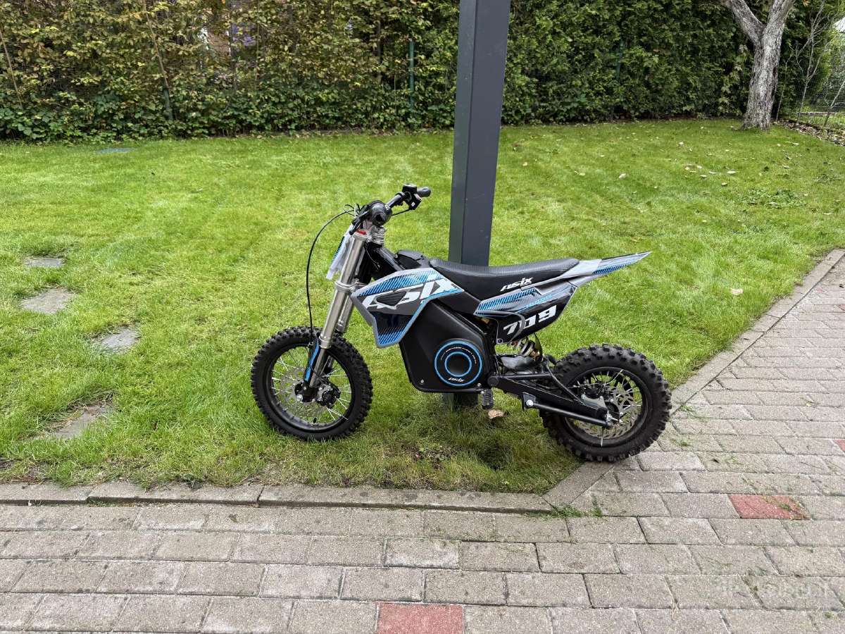 Vaikiškas krosinis motociklas Asix 709 1000w 36v - nuotraukos Nr. 3