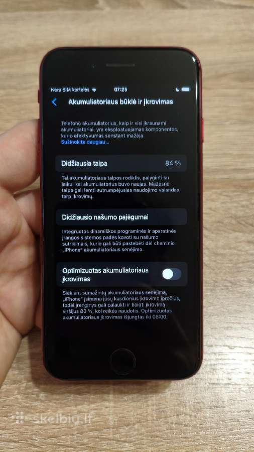iPhone Se 2022 256 GB - nuotraukos Nr. 6