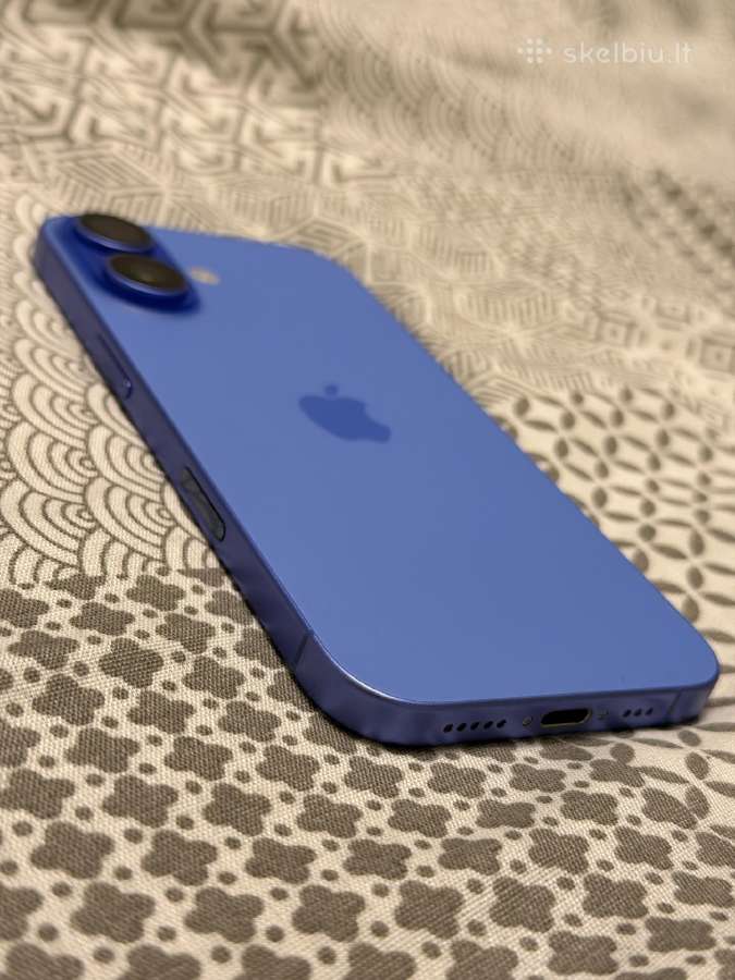 iPhone 16 128gb Ultramarine - nuotraukos Nr. 7