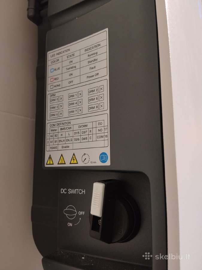 Parduodu Sungrow 8kw hibridinį inberterį - nuotraukos Nr. 3