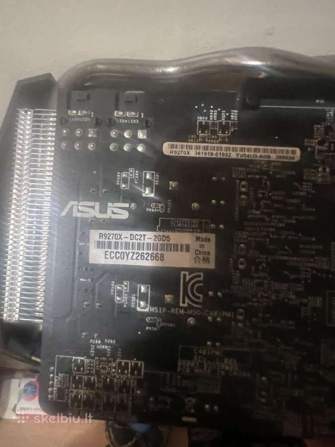 Amd Asus R9 270x 2gb vaizdo plokštė - nuotraukos Nr. 2