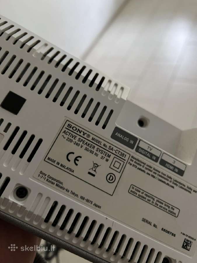 Sony soundbar - nuotraukos Nr. 3