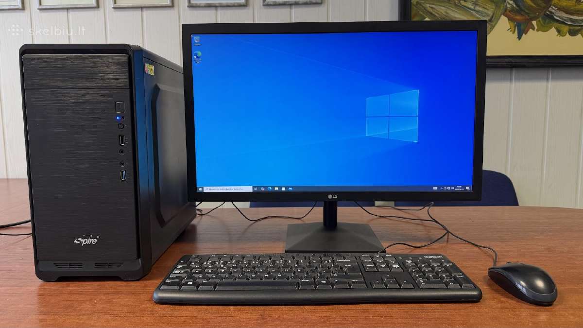 Pilni kompiuterių komplektai. i5 SSD 24" - nuotraukos Nr. 9