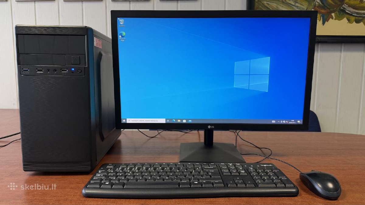 Pilni kompiuterių komplektai. i5 SSD 24" - nuotraukos Nr. 11