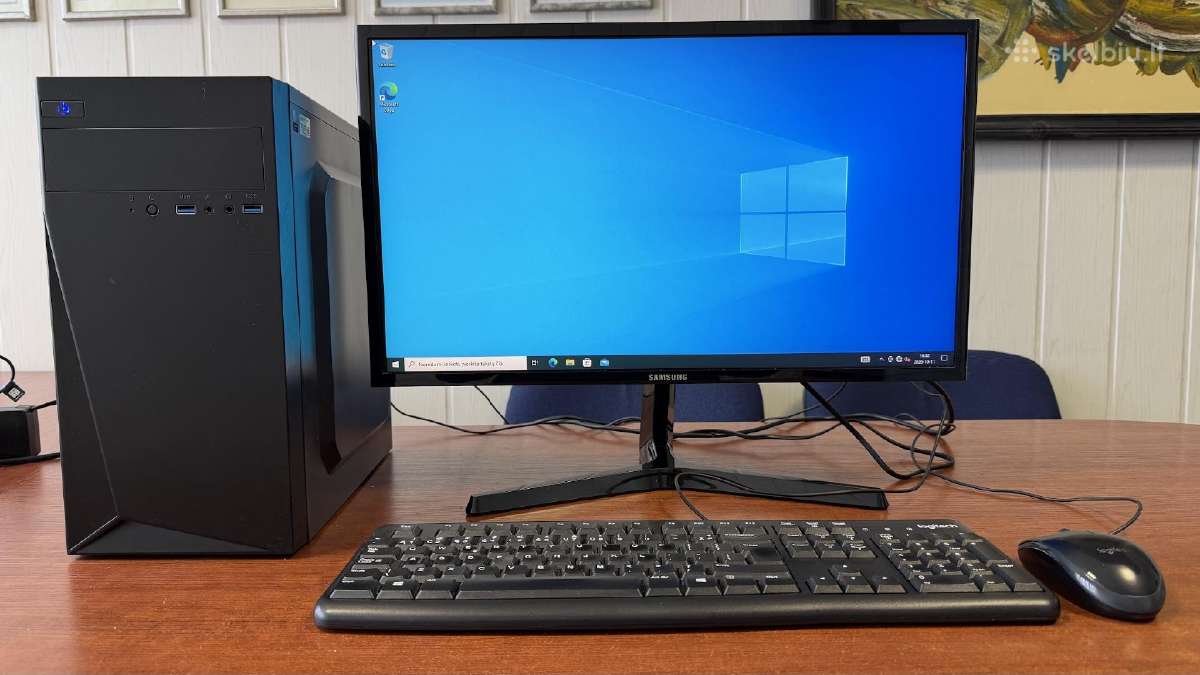 Pilni kompiuterių komplektai. i5 SSD 24" - nuotraukos Nr. 17