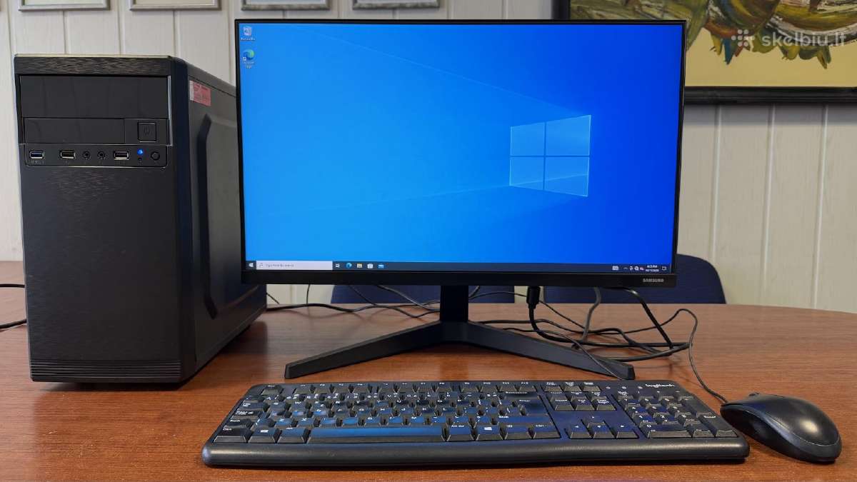 Pilni kompiuterių komplektai. i5 SSD 24" - nuotraukos Nr. 21