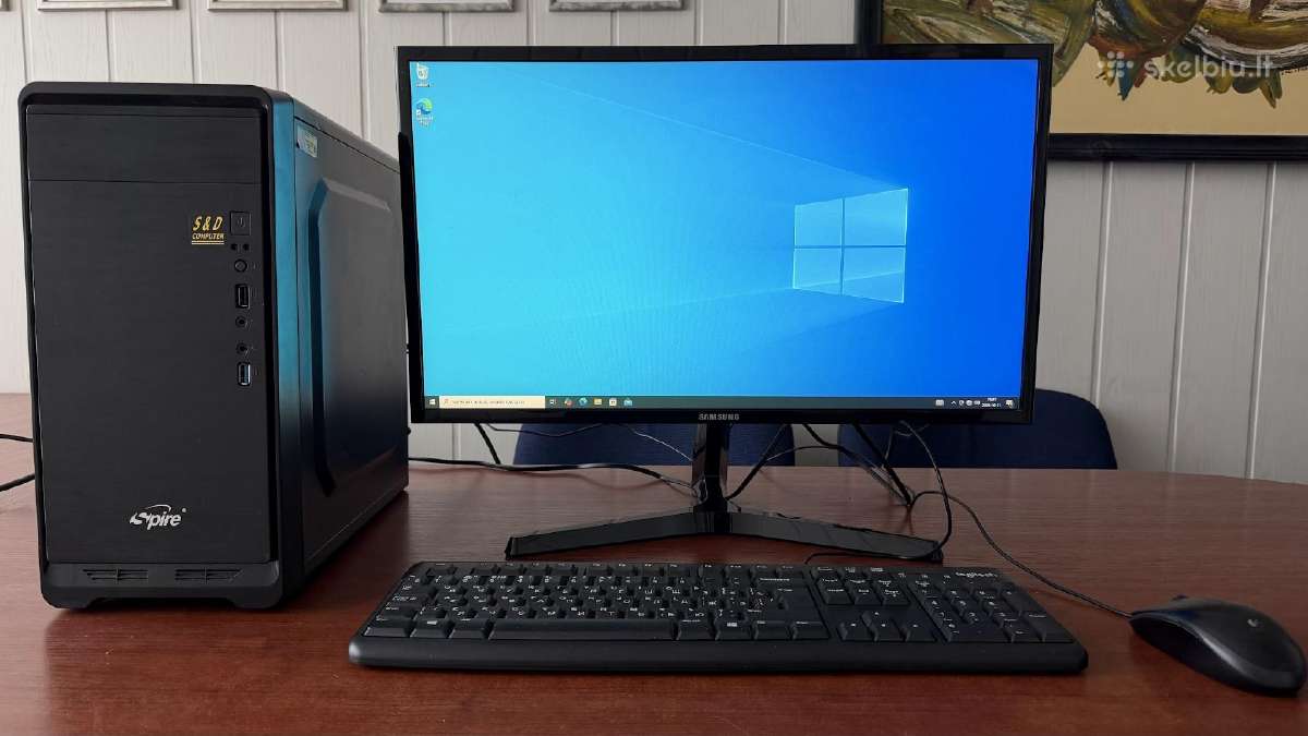 Pilni kompiuterių komplektai. i5 SSD 24" - nuotraukos Nr. 29