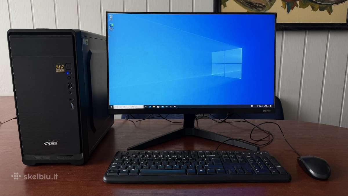 Pilni kompiuterių komplektai. i5 SSD 24" - nuotraukos Nr. 33