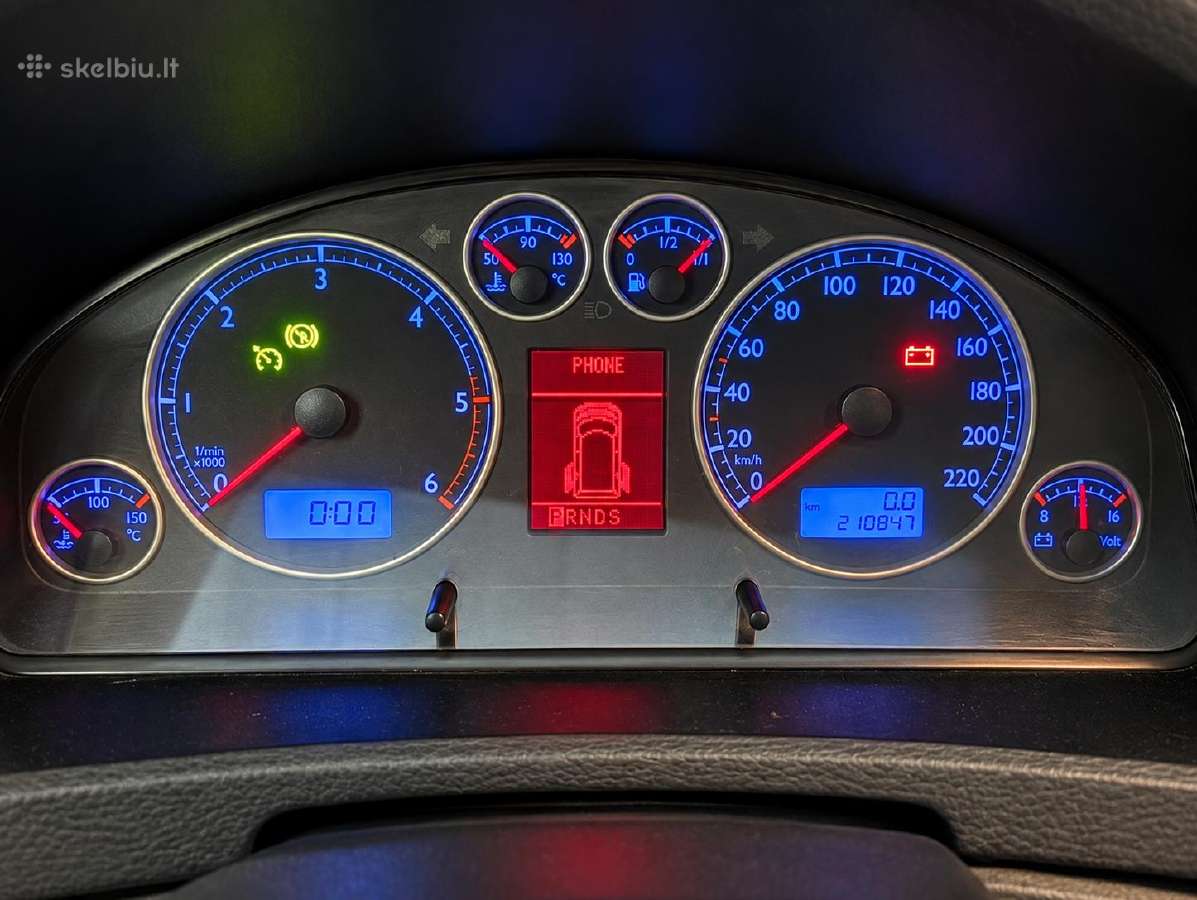 VW t5 spidometras - nuotraukos Nr. 2