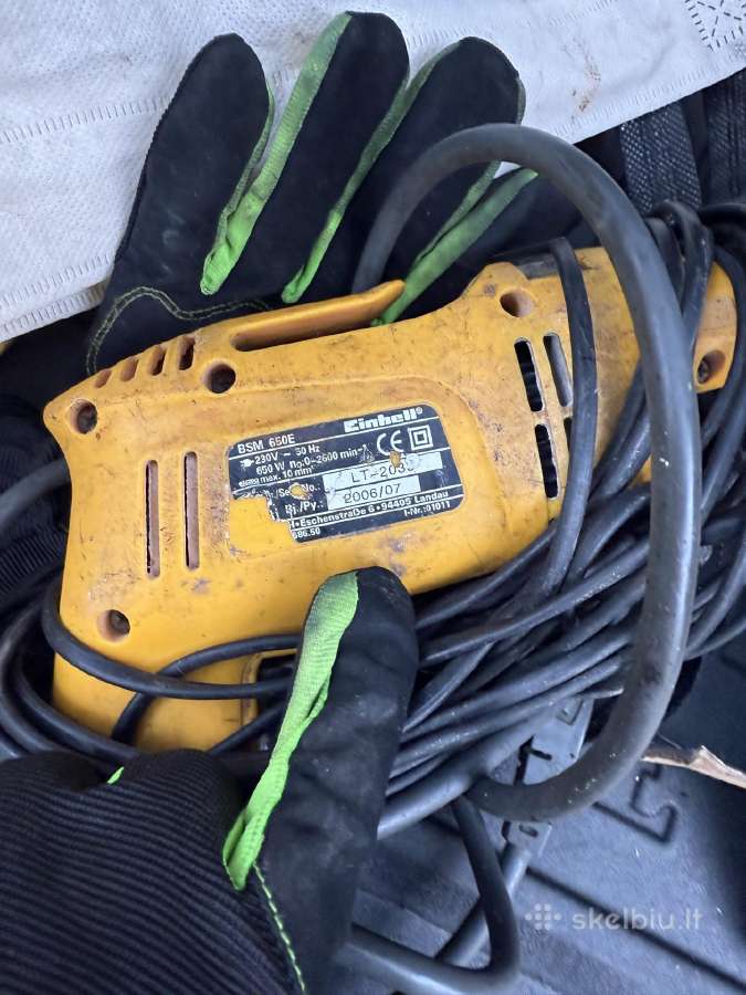 Einhell Bavaria Bsm 650 E grąžtas - nuotraukos Nr. 2