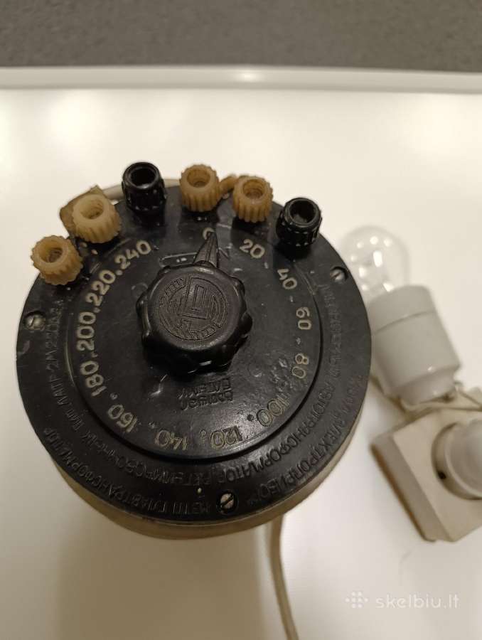 Transformatorius labaratorinis 0-240v2a - nuotraukos Nr. 2