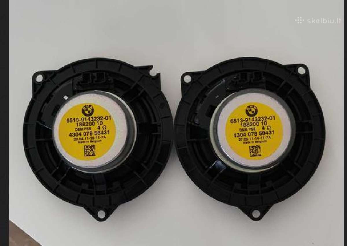 Bmw E91 320d Oem garsiakalbiai, 2 vnt - nuotraukos Nr. 2