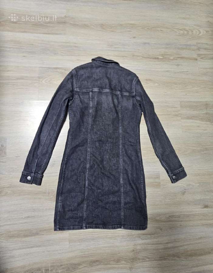Calvin Klein pilka džinsinė mini suknelė - nuotraukos Nr. 3