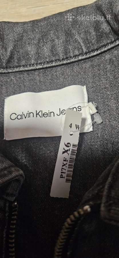 Calvin Klein pilka džinsinė mini suknelė - nuotraukos Nr. 5