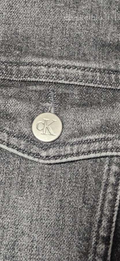 Calvin Klein pilka džinsinė mini suknelė - nuotraukos Nr. 8