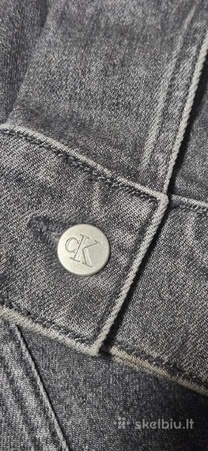Calvin Klein pilka džinsinė mini suknelė - nuotraukos Nr. 9