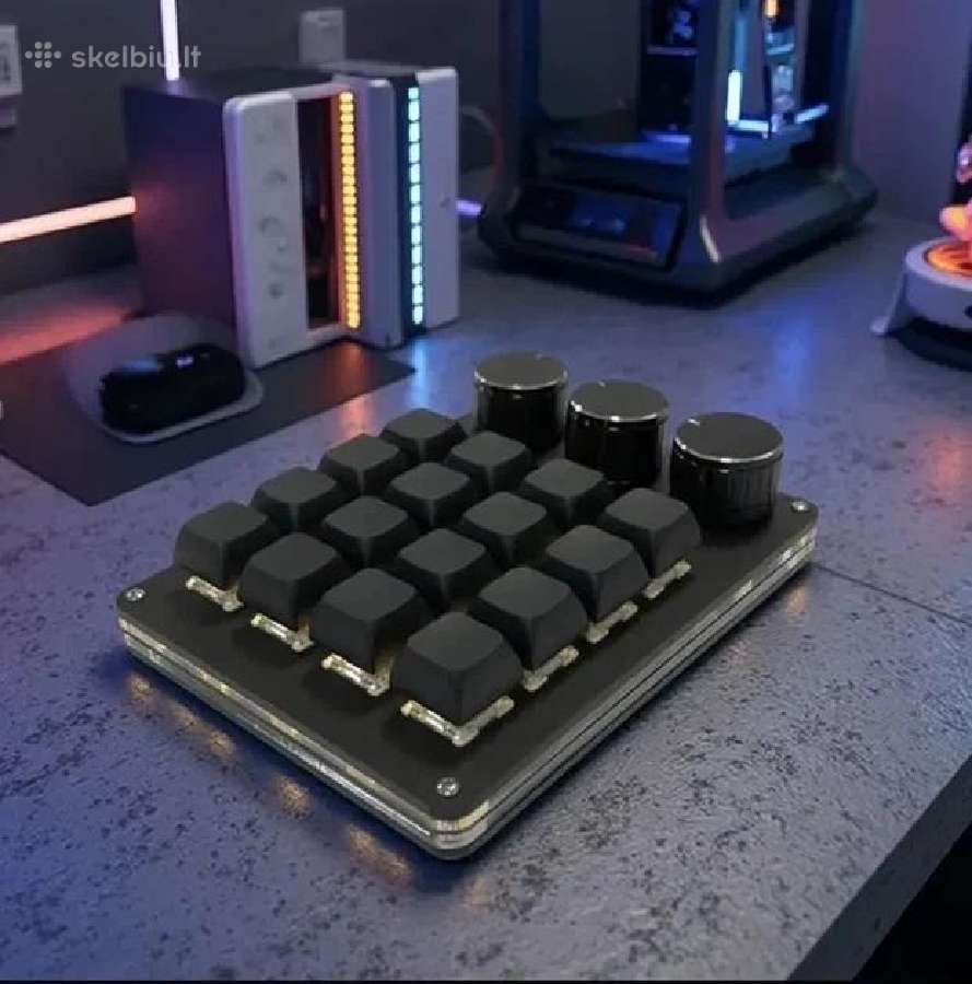 Parduodu mechaninę makro klaviatūrą 16 klavišų - nuotraukos Nr. 2