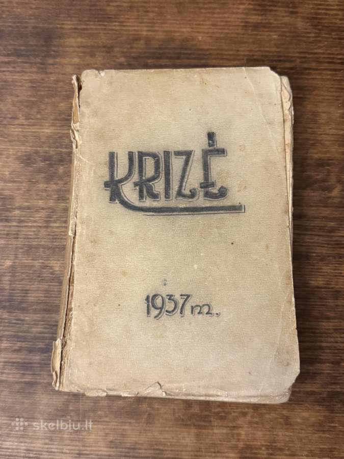 Krizė 1937 m. Antikvarinė knyga - nuotraukos Nr. 2