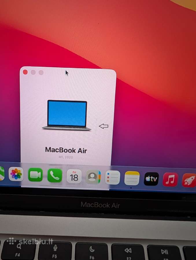 Apple MacBook Air M1 13 8gb 256gb - nuotraukos Nr. 10
