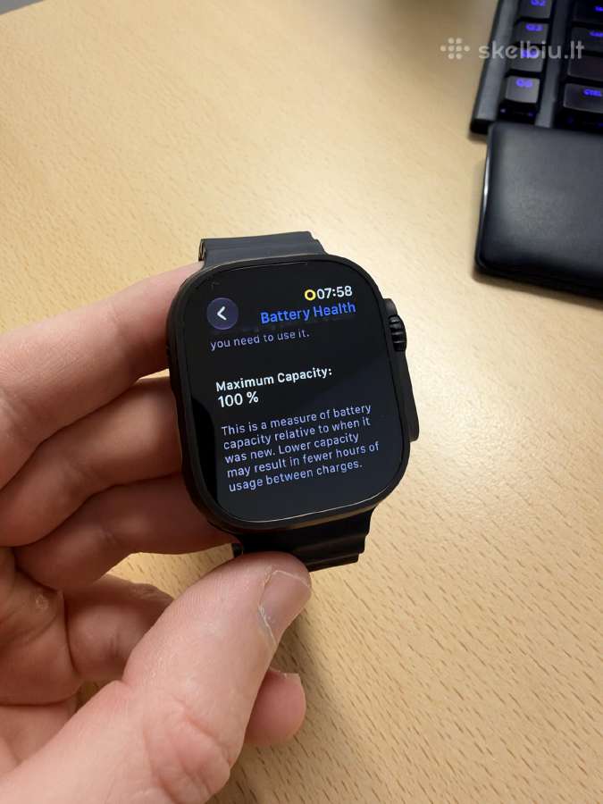 Apple Watch Ultra 2, Titanium Black - nuotraukos Nr. 9
