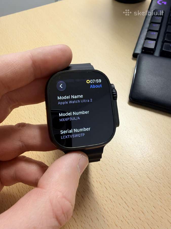 Apple Watch Ultra 2, Titanium Black - nuotraukos Nr. 10