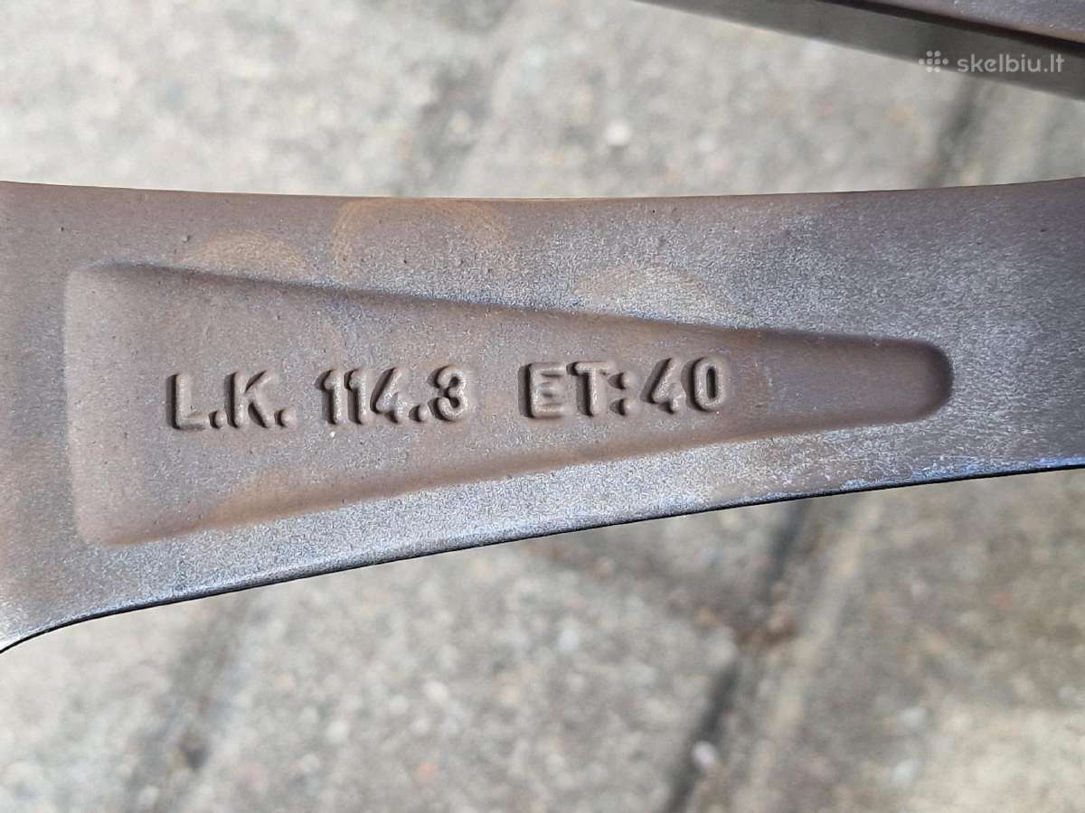 R19 originalus Nissan lieti ratlankiai - nuotraukos Nr. 16