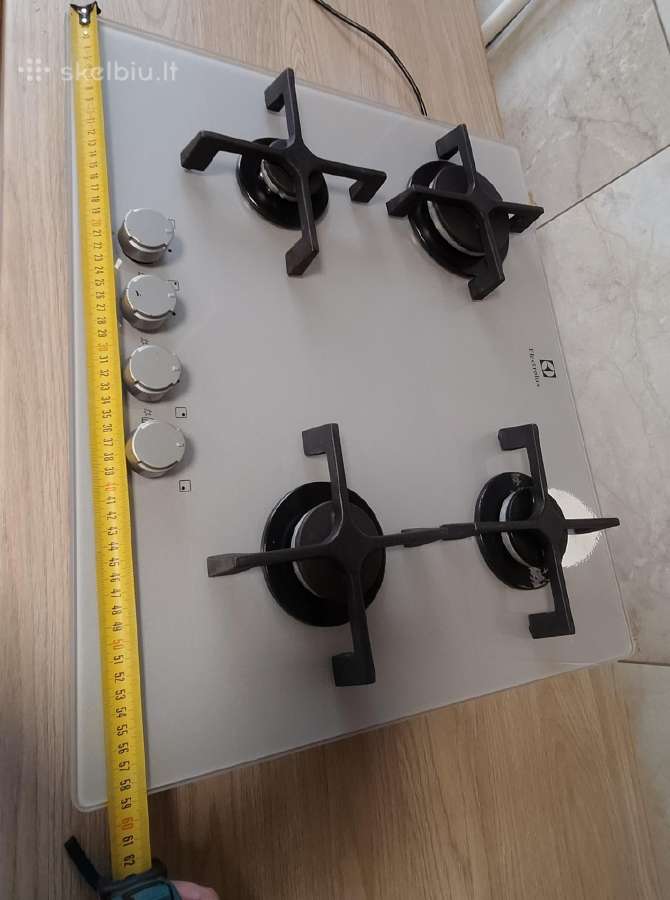 Įmontuojama dujinė viryklė „electrolux“ - nuotraukos Nr. 4