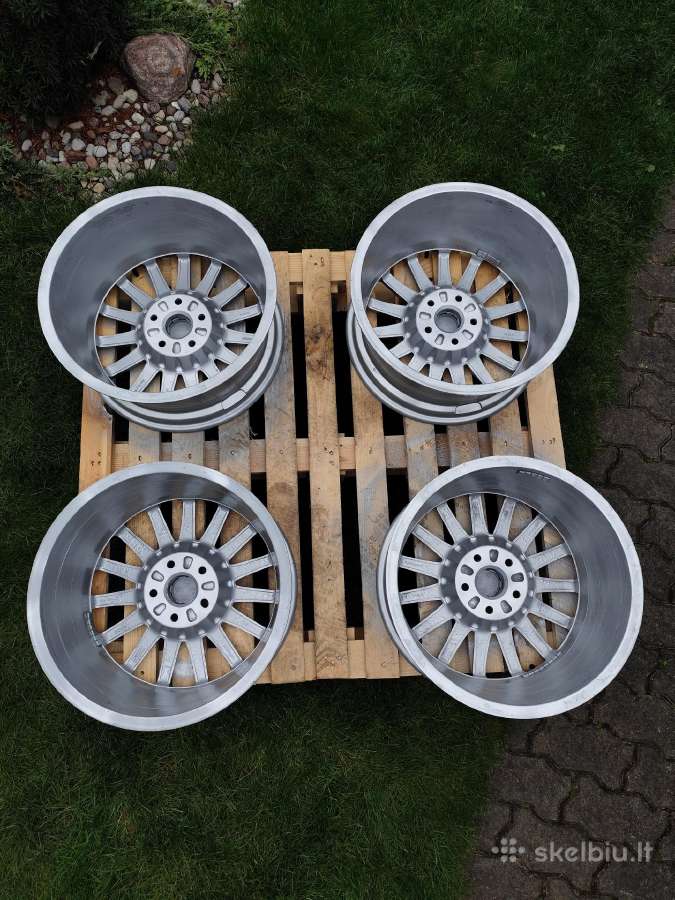 Audi A6 C6 R17 Originalūs Oem Ratlankiai 5x112 - nuotraukos Nr. 3