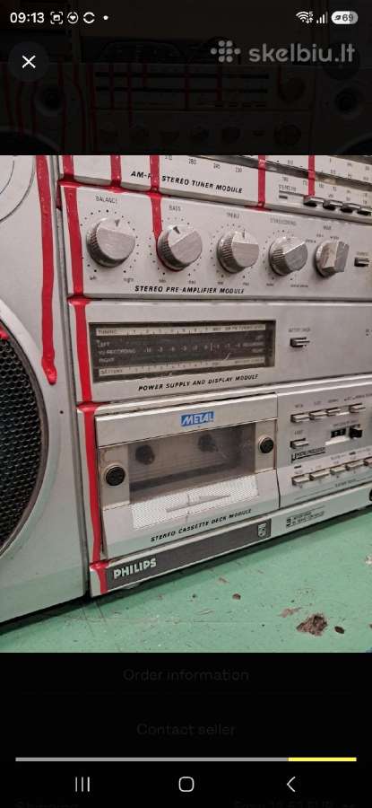 Philips d8614 magnetofonas - nuotraukos Nr. 5
